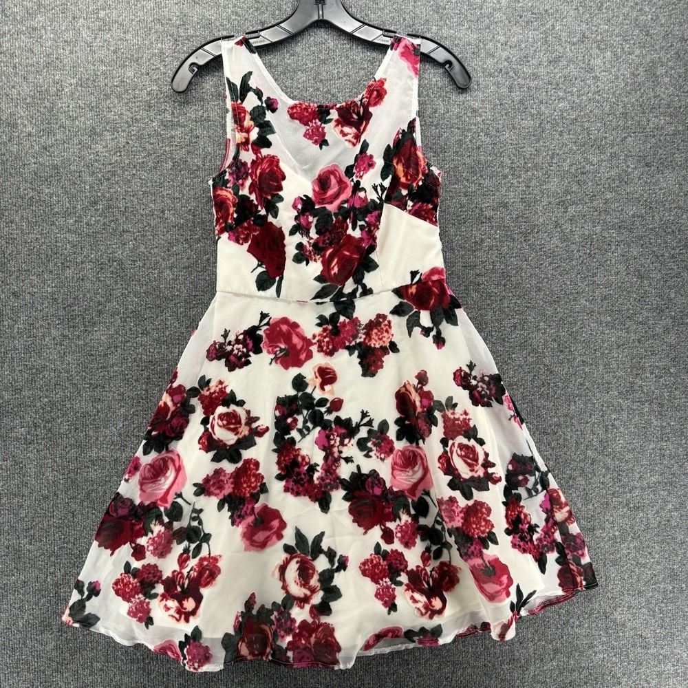 Vintage 90s Y2K Betsey Johnson Dress Womens 2 Floral A Line Sundress Coquette